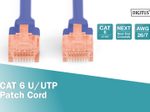 DIGITUS Patch-Kabel RJ-45 (M) zu RJ-45 (M) 1m CCA U/UTP Cat 6 blau (DK-1612-010/B)
