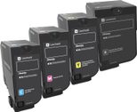 Lexmark Original Toner - 4er Multipack für CS720de/dte, CS725de/dte, CX725de/dhe/dthe
