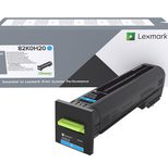 Lexmark Original Toner Standard Variante - CX820 cyan 17.000 Seiten (82K0H20)