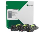 Lexmark Original Entwicklereinheit 3er-Set cyan, magenta, gelb (72K0DV0) für CS82x, CX8xx