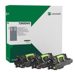 Lexmark Original Entwicklereinheit 3er-Set cyan, magenta, gelb (72K0DV0) für CS82x, CX8xx