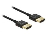 DeLOCK Kabel High Speed HDMI mit Ethernet 2m Slim High Quality