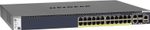 Netgear M4300-28G-PoE+ (GSM4328PA) 24-Port Gigabit PoE+ Stapelbarer Managed Switch mit 4 10G Ports (550W PSU)