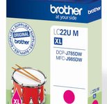 Brother Original LC-22UM Druckerpatrone magenta 1.200 Seiten (LC22UM)