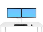 Ergotron LX Dual Monitorarm Tischhalterung für zwei Monitore bis 60,96 cm (24 Zoll) weiß