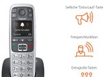 Gigaset E560 - Schnurlostelefon mit Rufnummernanzeige