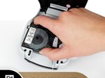 DYMO® Original D1-Schriftband "Hochleistung" für LabelManager™ 12mm x 3m - Polyester, permanent haftend -  weiss auf schwarz