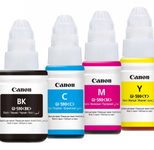 Canon Original GI-590 BK/C/M/Y Nachfülltinte 4er-Multipack - schwarz 6.000 Seiten, cyan, magenta, gelb je 7.000 Seiten