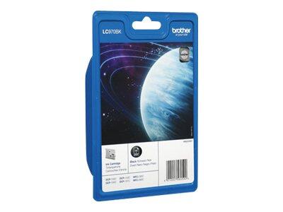 Brother Original LC-970BK Druckerpatrone schwarz 350 Seiten (LC970BK)