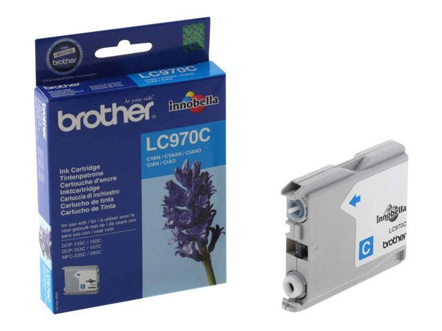 Brother Original LC-970C Druckerpatrone cyan 300 Seiten (LC970C)