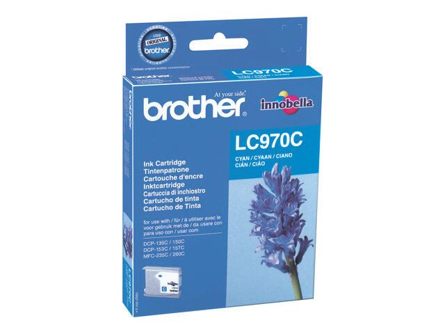 Brother Original LC-970C Druckerpatrone cyan 300 Seiten (LC970C)