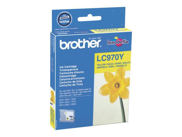 Brother Original LC-970Y Druckerpatrone gelb 300 Seiten (LC970Y)