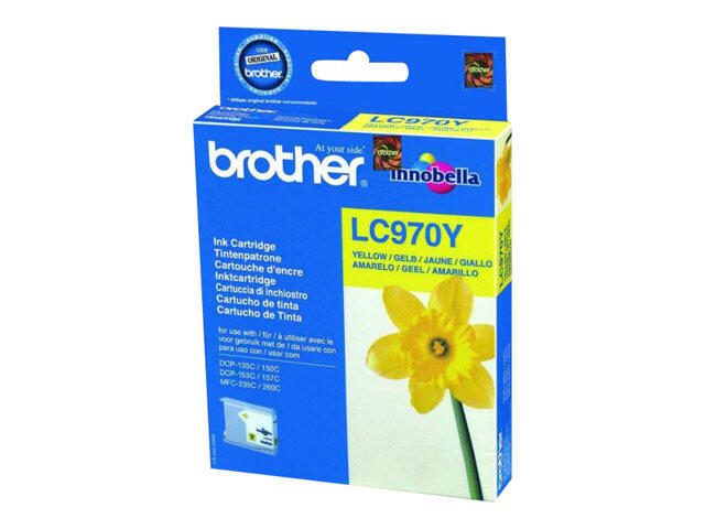 Brother Original LC-970Y Druckerpatrone gelb 300 Seiten (LC970Y)