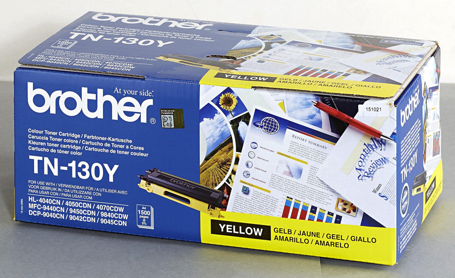 Brother Original TN130Y Toner gelb 1.500 Seiten (TN-130Y)