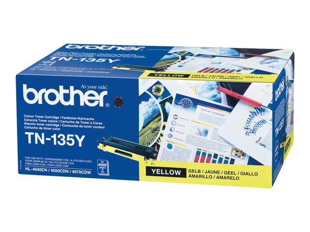 Brother Original TN135Y Toner gelb 4.000 Seiten (TN-135Y)