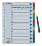 Esselte Ordnerregister Vollformat 1-12 farbig