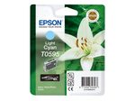 Epson Original T0595 Druckerpatrone cyan hell 520 Seiten 13ml (C13T05954010)
