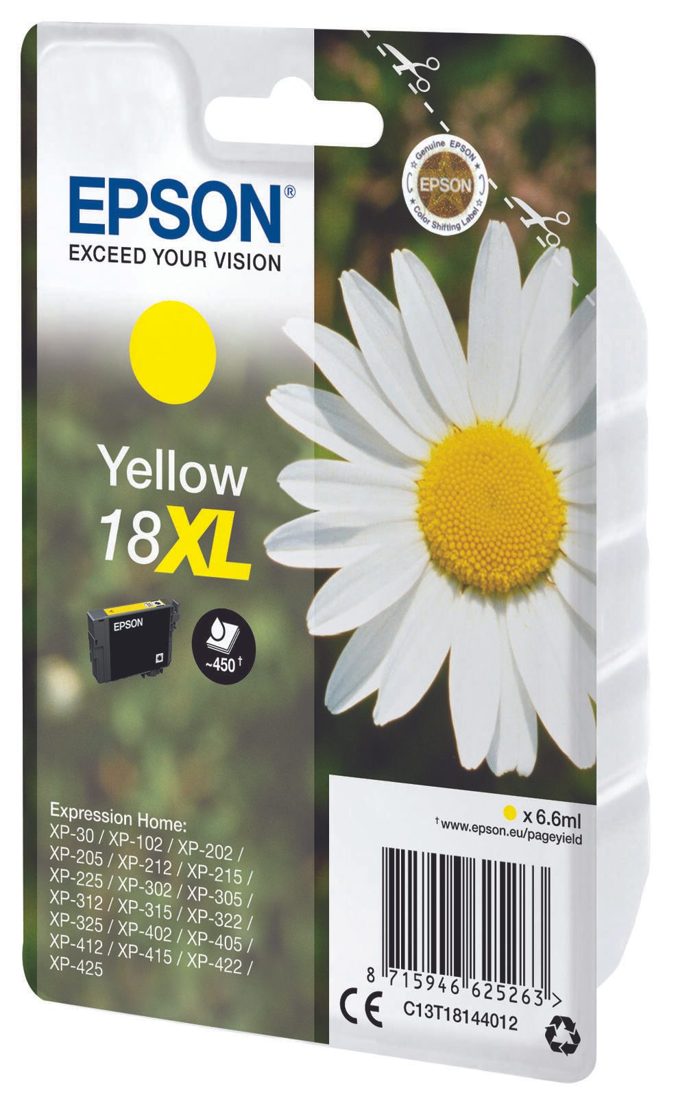 Epson Original 18XL Gänseblümchen Druckerpatrone - gelb (C13T18144012)