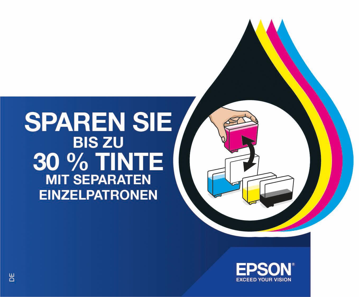 Epson Original 18XL Gänseblümchen Druckerpatrone - cyan (C13T18124012)