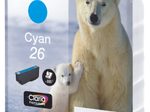 Epson Original 26 Eisbär Druckerpatrone cyan 300 Seiten 4,5ml (C13T26124012)