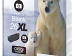 Epson Original 26XL Eisbär Druckerpatrone schwarz hell 400 Seiten 8,7ml (C13T26314012)