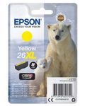 Epson Original 26XL Eisbär Druckerpatrone gelb 700 Seiten 9,7ml (C13T26344012)