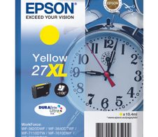 Epson Original 27XL Wecker Druckerpatrone - gelb (C13T27144012)