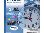 Epson Original 27XL Wecker Druckerpatrone - 3er Multipack (C13T27154012)