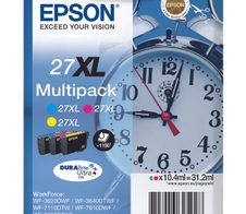 Epson Original 27XL Wecker Druckerpatrone - 3er Multipack (C13T27154012)