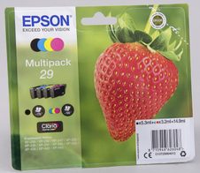 Epson Original 29 Erdbeere Druckerpatronen - 4er Multipack (C13T29864012)