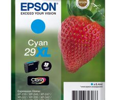 Epson Original 29XL Erdbeere Druckerpatrone - cyan (C13T29924012)