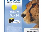 Epson Original T0714 Gepard Druckerpatrone - gelb (C13T07144012)
