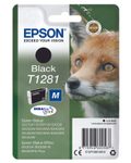 Epson Original T1281 Fuchs Druckerpatrone schwarz 5,9ml (C13T12814012)