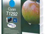 Epson Original T1292 Apfel Druckerpatrone cyan 474 Seiten 7ml (C13T12924012)