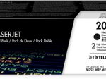 HP Original 201X Toner - schwarz Doppelpack (CF400XD)