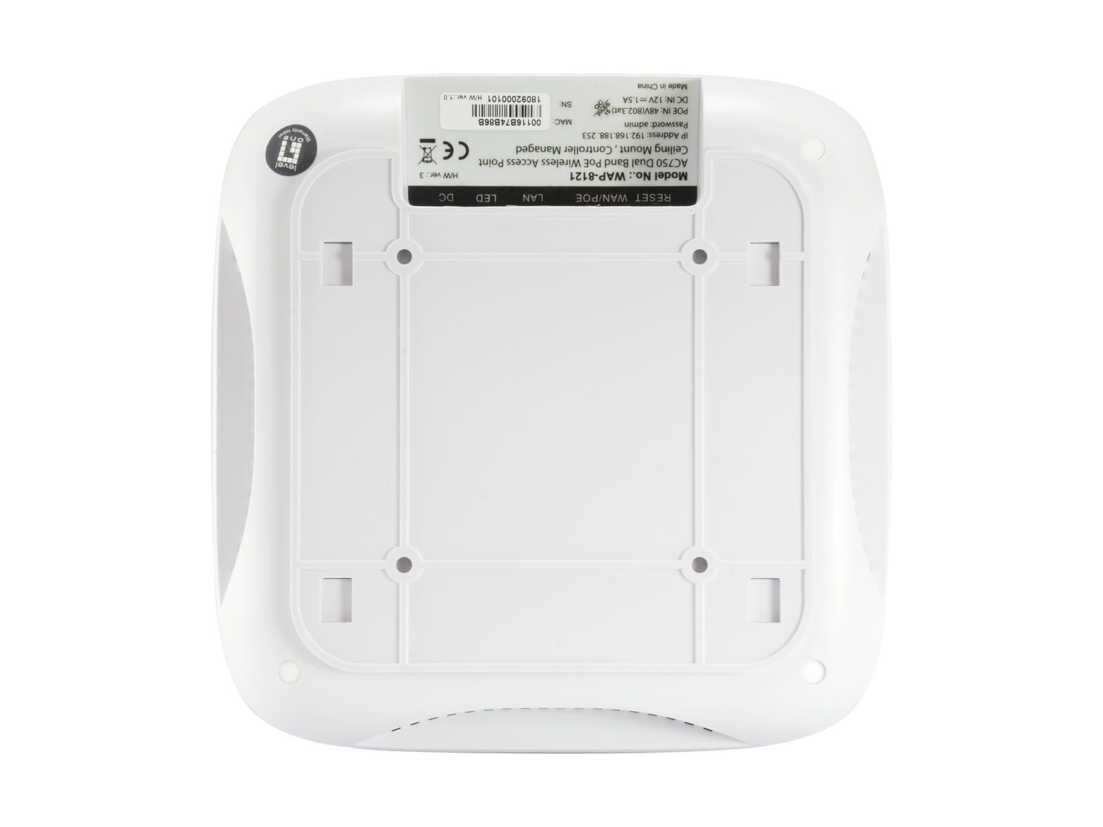 LevelOne WAP-8121 AC750 Dual Band PoE Wireless Access Point