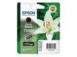 Epson Original T0591 Druckerpatrone photo schwarz 520 Seiten 13ml (C13T05914010)