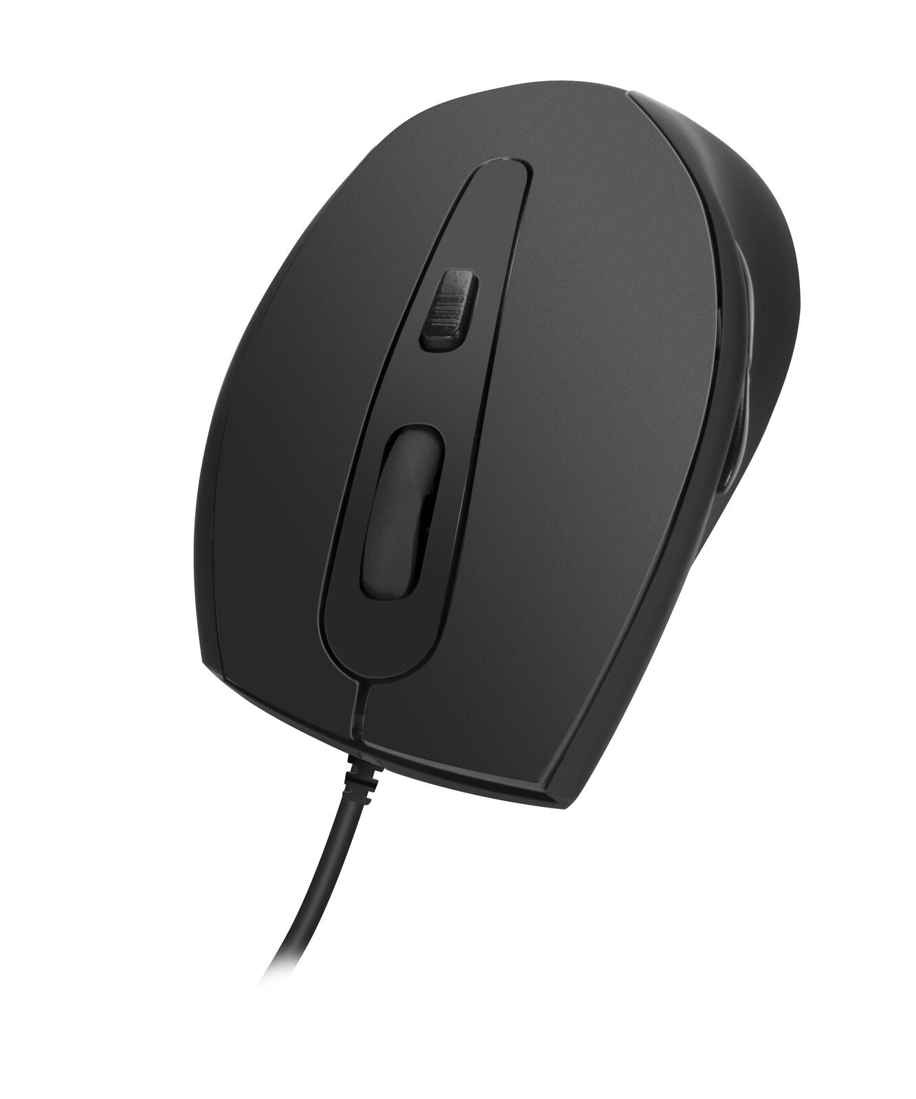 Speedlink AXON Silent & Antibacterial Maus - USB, schwarz
