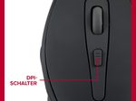 Speedlink AXON Silent & Antibacterial Maus - USB, schwarz