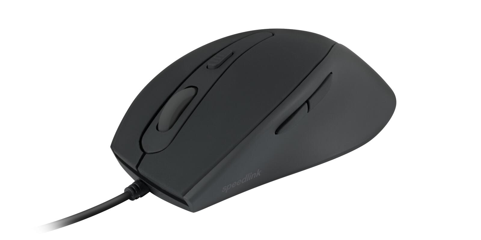 Speedlink AXON Silent & Antibacterial Maus - USB, schwarz