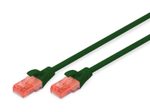 DIGITUS Patch-Kabel RJ-45 (M) zu RJ-45 (M) 10m Kupfer U/UTP Cat 6 grün (DK-1617-100/G)