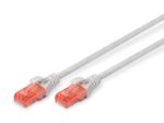 DIGITUS Patch-Kabel RJ-45 (M) zu RJ-45 (M) 20m Kupfer U/UTP Cat 6 grau (DK-1617-200)