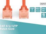 DIGITUS Patch-Kabel RJ-45 (M) zu RJ-45 (M) 3m Kupfer U/UTP Cat 6 rot (DK-1617-030/R)