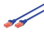 DIGITUS Patch-Kabel RJ-45 (M) zu RJ-45 (M) 5m Kupfer U/UTP Cat 6 blau (DK-1617-050/B)