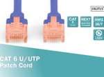 DIGITUS Patch-Kabel RJ-45 (M) zu RJ-45 (M) 5m Kupfer U/UTP Cat 6 blau (DK-1617-050/B)