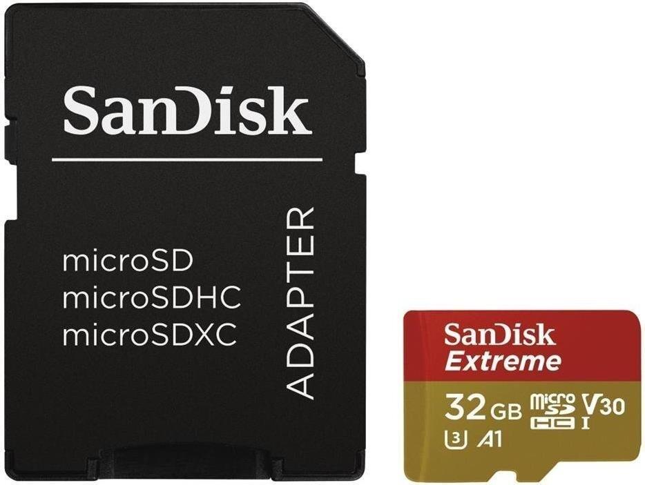 SanDisk Extreme® microSDHC 32GB + SD Adapter