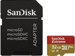 SanDisk Extreme® microSDHC 32GB + SD Adapter