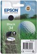 Epson Original 34 Golfball Druckerpatrone schwarz 350 Seiten 6,1ml (C13T34614010)