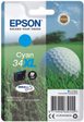 Epson Original 34XL Golfball Druckerpatrone cyan 950 Seiten 10,8ml (C13T34724010)