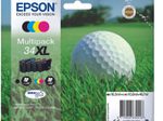 Epson Original 34XL Golfball Druckerpatrone 4er Multipack schwarz cyan magenta gelb (C13T34764010)